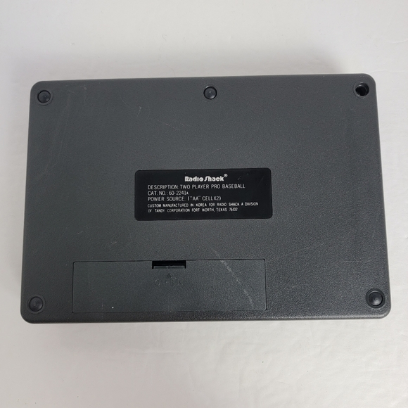 Radio Shack Two Player Professional League Baseball Handheld Electronic (Tested) - Picture 6 of 11